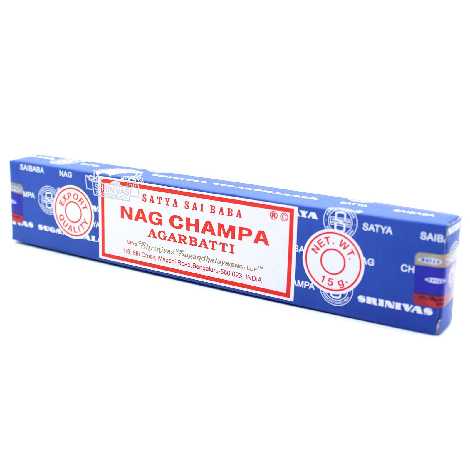 Encens Nag Champa bâtonnets 15g