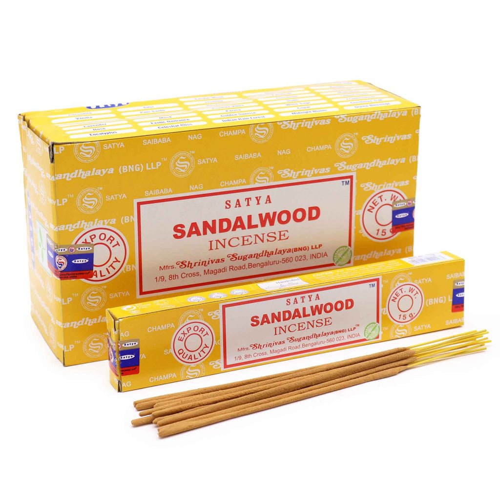 Bâtonnets d’Encens Satya – Bois de Santal – 15g