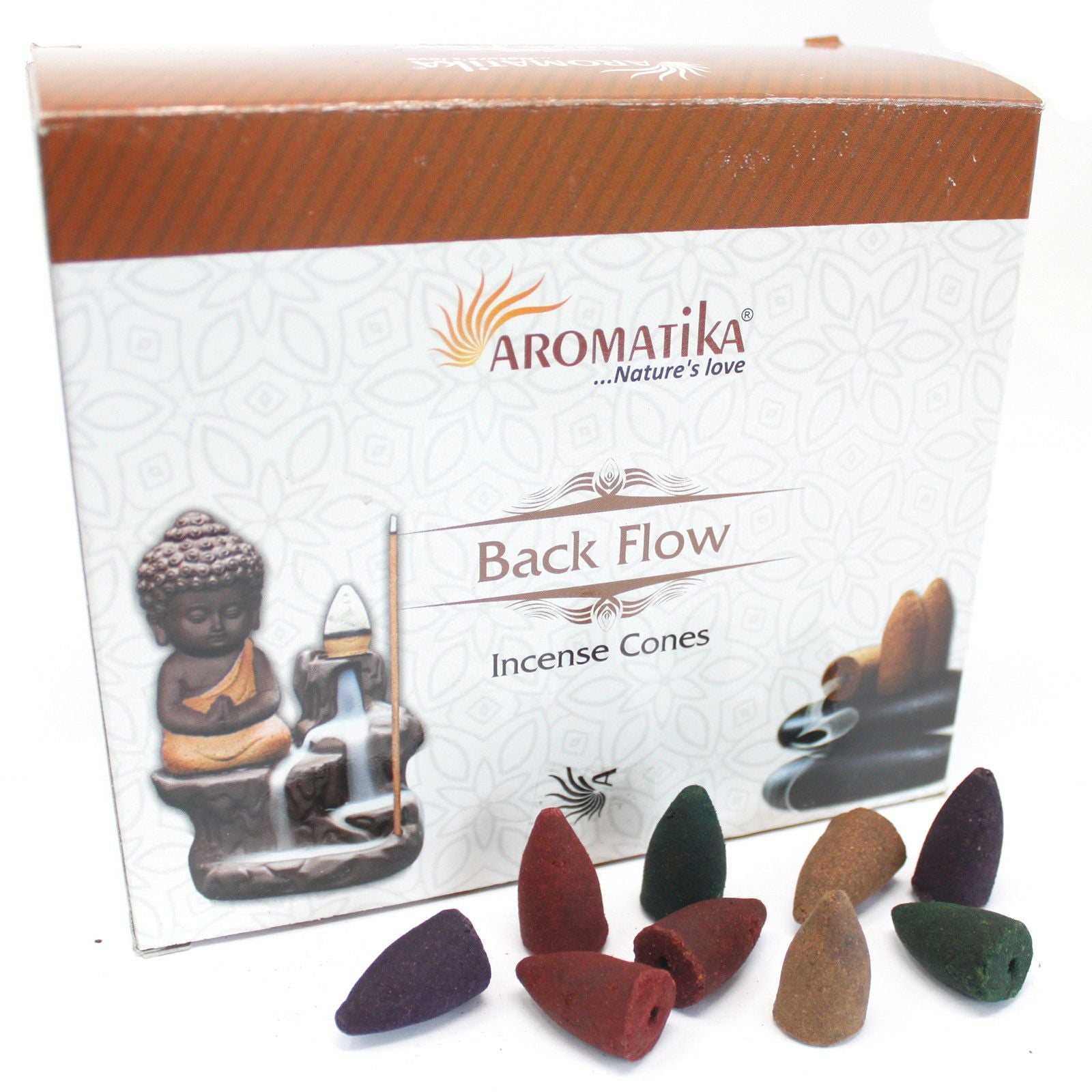 Aromatika Encens Backflow – Cônes 7 Chakras
