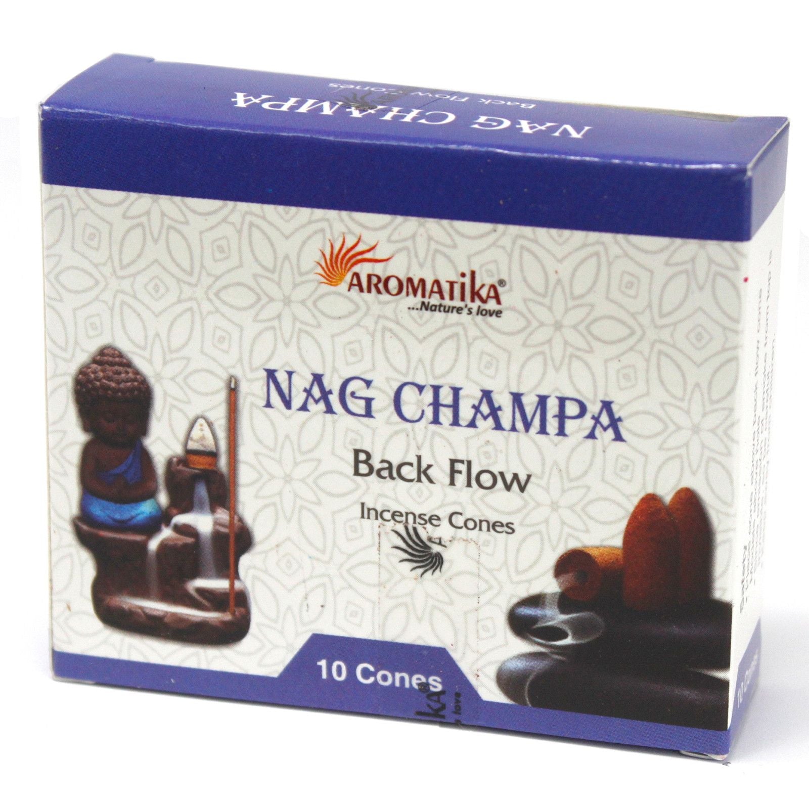 Aromatika Encens Backflow – Cônes Nag Champa
