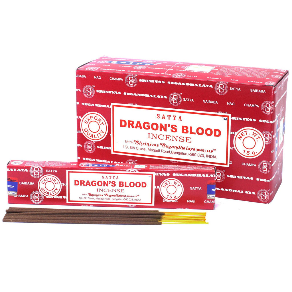 Encens Satya bâtonnets 15g – Sang de Dragon (Dragon Blood)