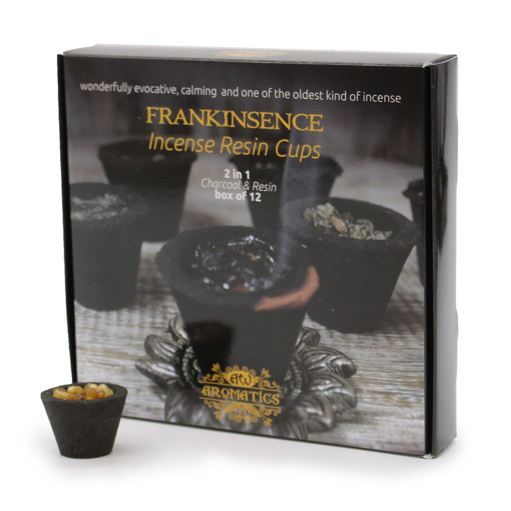 Coffret de 12 Coupes d’Encens en Résine – Oliban / Frankinsence