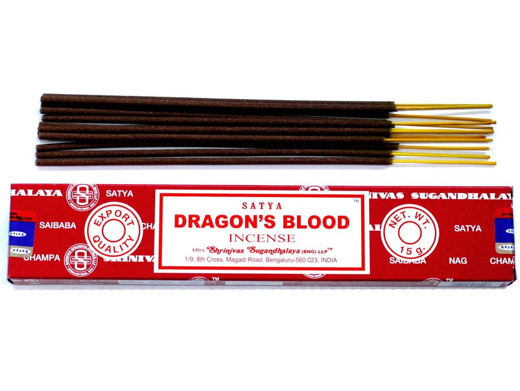 Encens Satya bâtonnets 15g – Sang de Dragon (Dragon Blood)