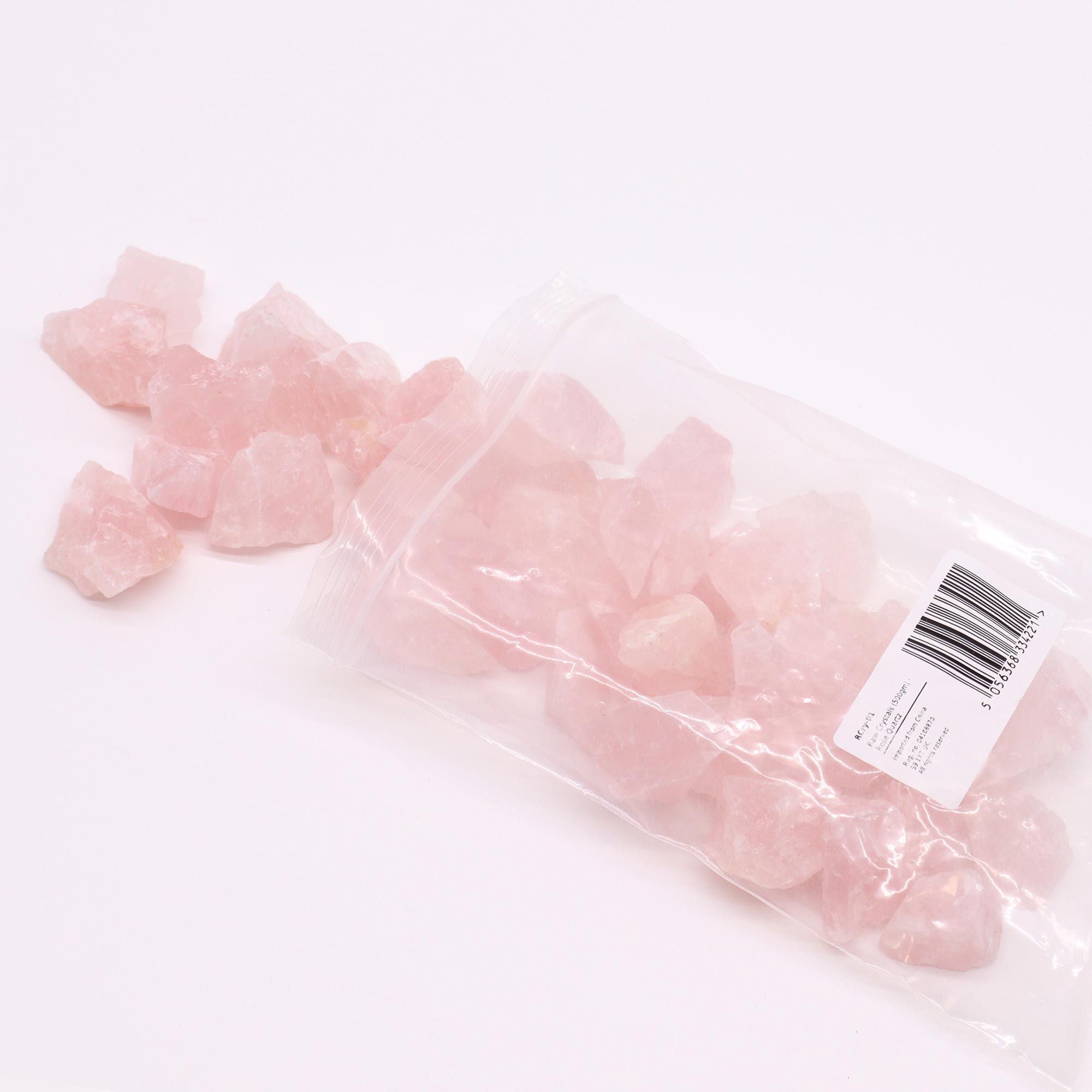Cristaux bruts (500 g) – Quartz rose