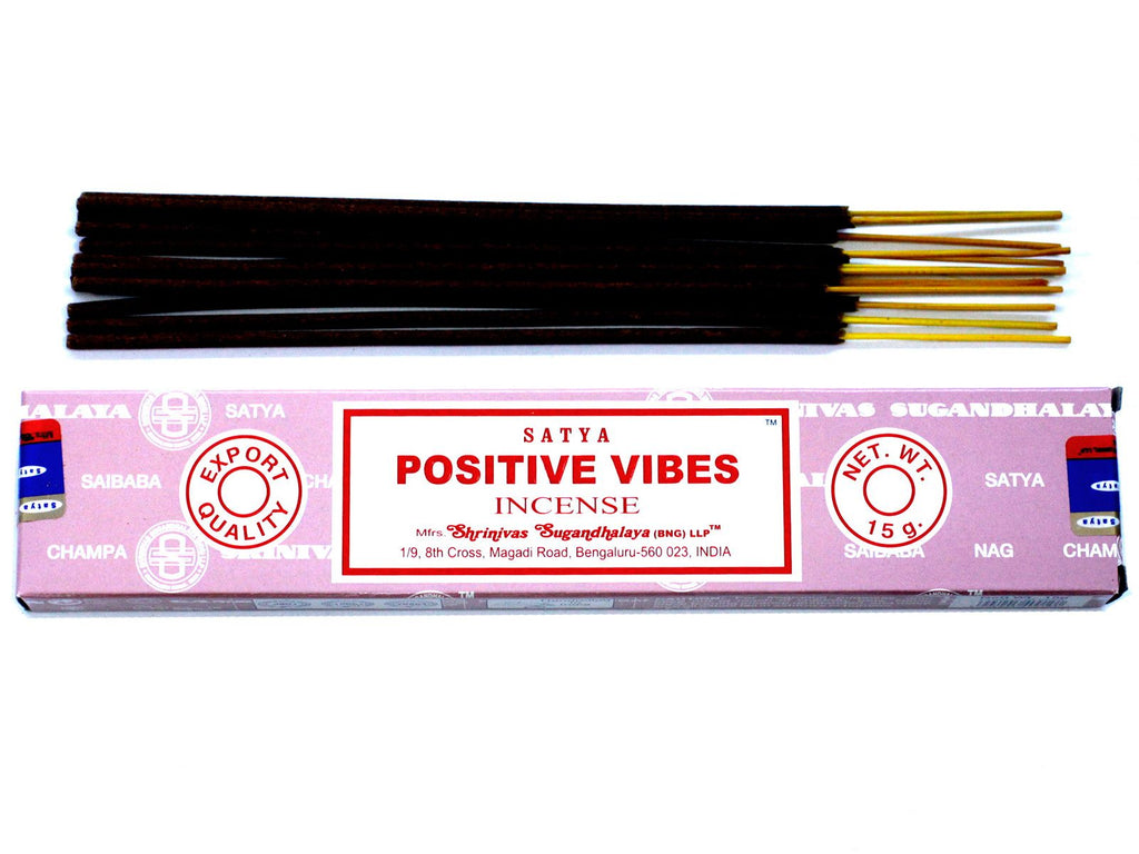 Bâtonnets d’Encens Satya – Positive Vibes – 15g