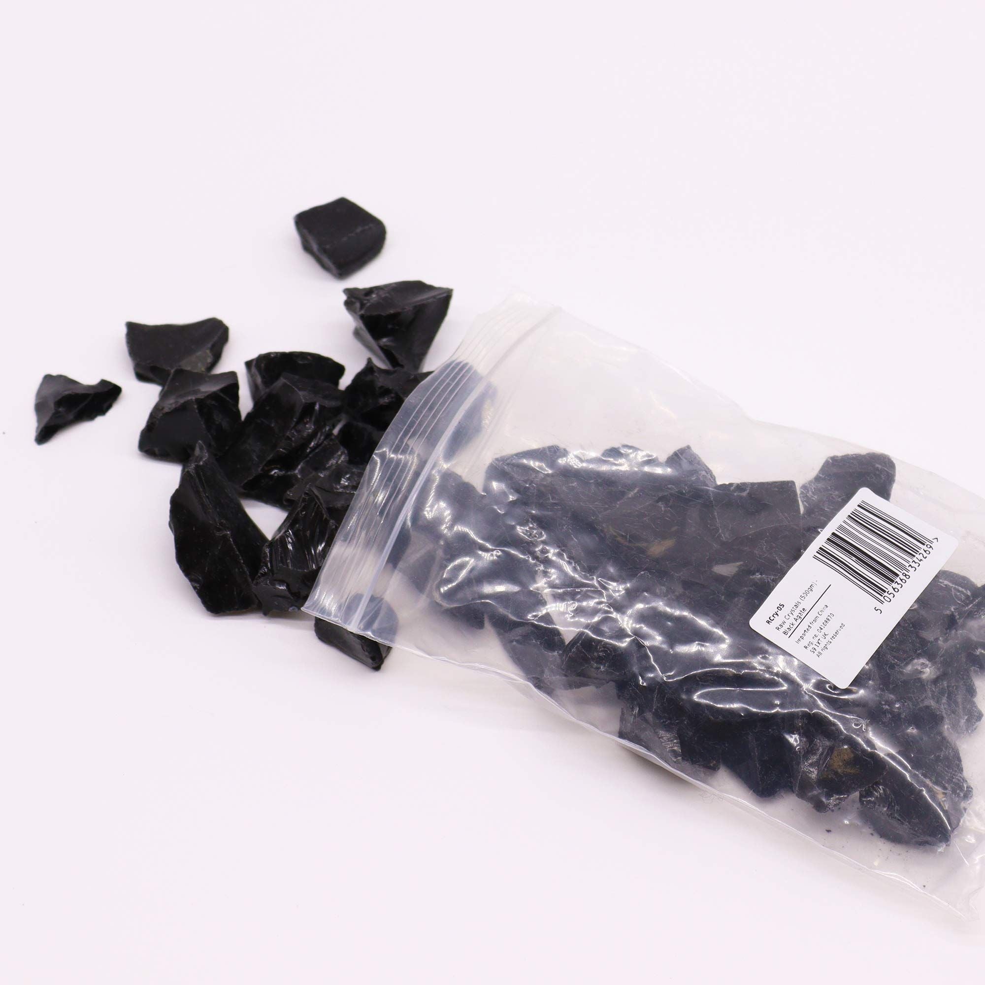 Cristaux bruts (500 g) - Obsidienne noire