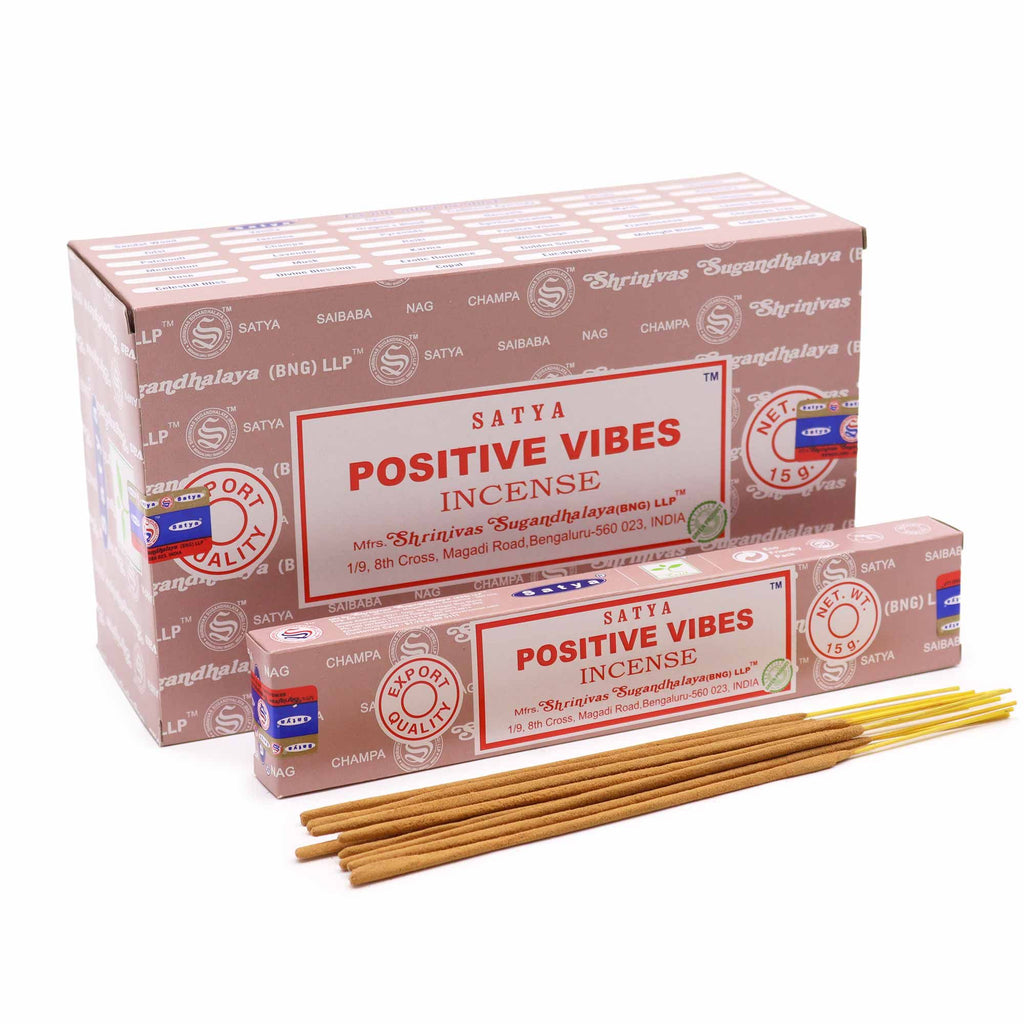 Bâtonnets d’Encens Satya – Positive Vibes – 15g