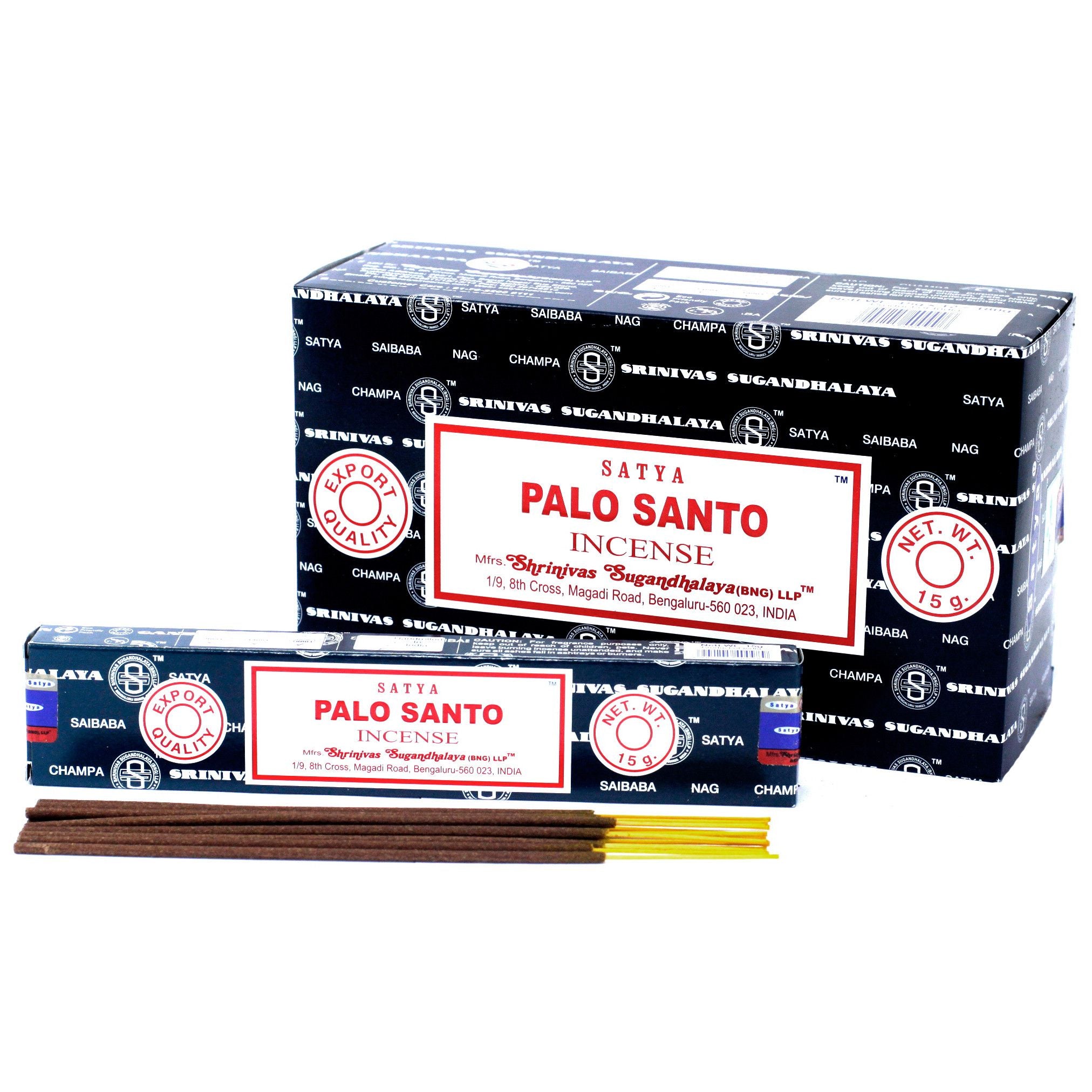 Bâtonnets d’Encens Satya – Palo Santo – 15g