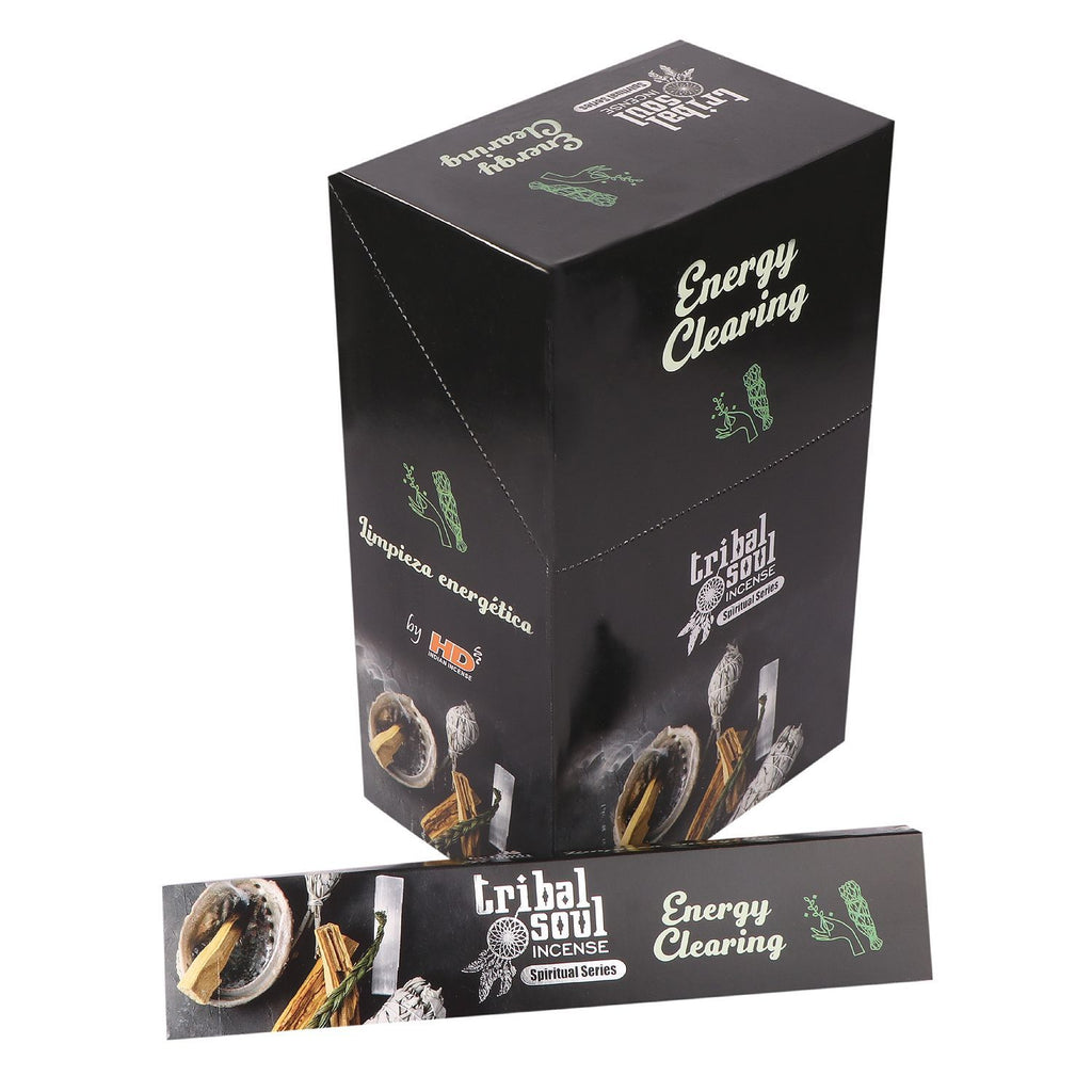 Encens Tribal Soul – Energy Clearing + Porte-Encens en Céramique